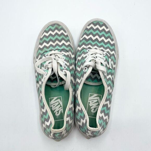 Vans Authentic Gore Skyway ZigZag Green Womens 6 - Picture 9 of 12